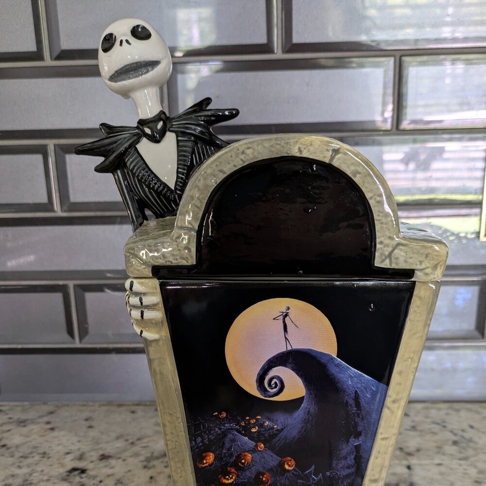 Jack Skellington Nightmare Before Christmas Cookie Jar - Picture 1 of 5